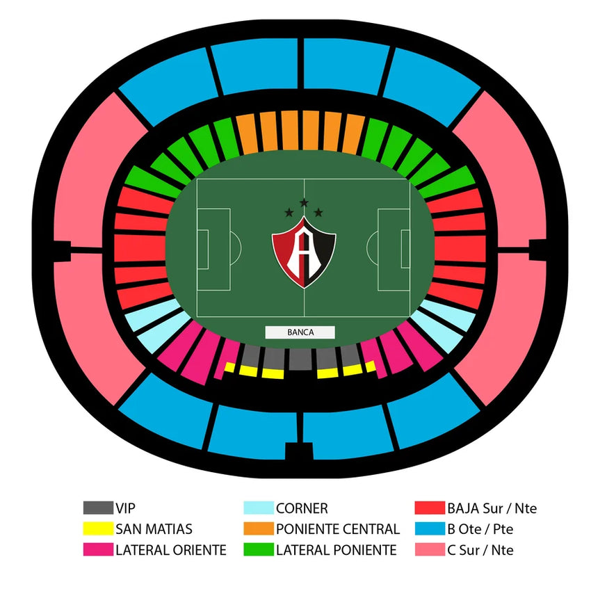 Atlas vs Pumas - Estadio Jalisco