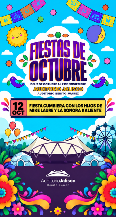 Fiesta Cumbiera - Auditorio Benito Juárez