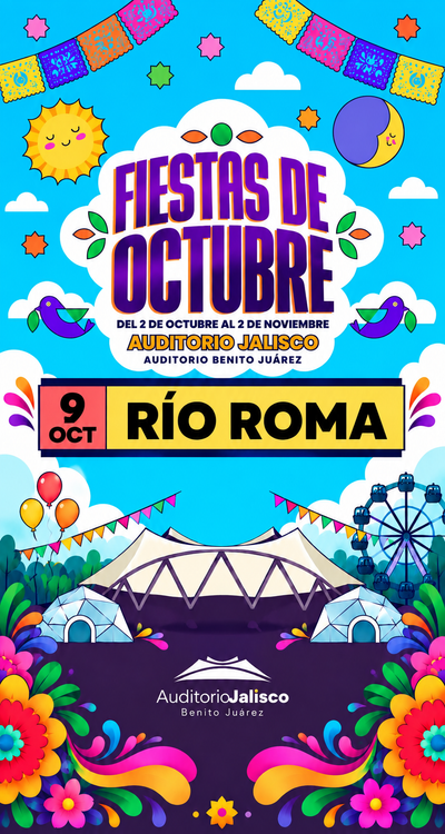 Rio Roma - Auditorio Benito Juárez