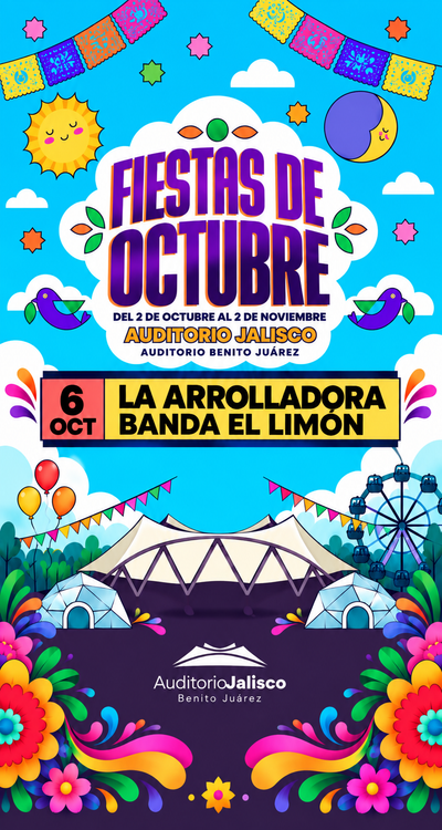 La Arrolladora Banda el Limón - Auditorio Benito Juárez