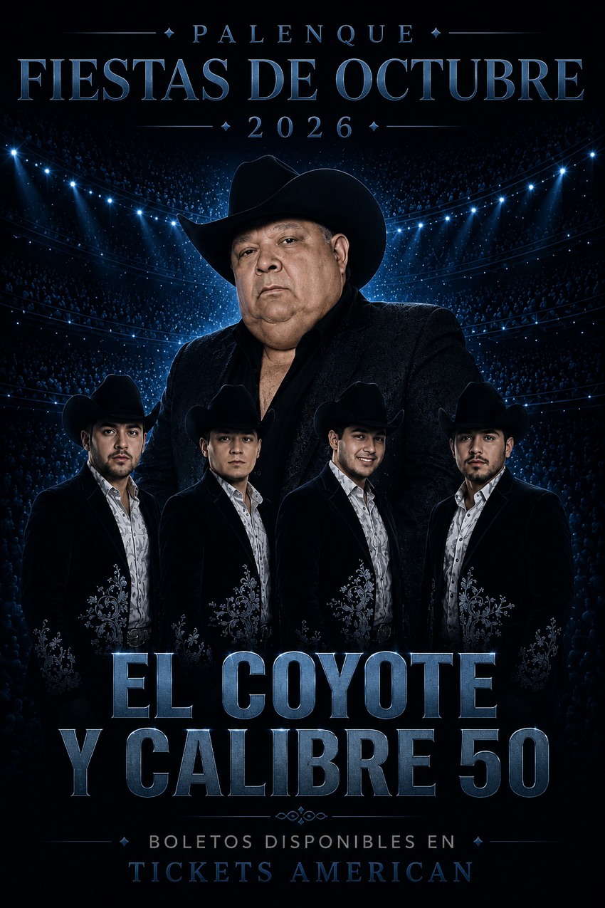 El Coyote y Calibre 50-18 de Octubre-Palenque Fiestas de Octubre