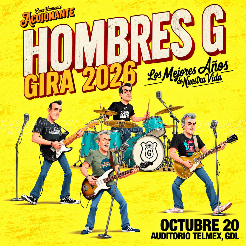 Hombres G - Martes 20 Octubre- Auditorio Telmex